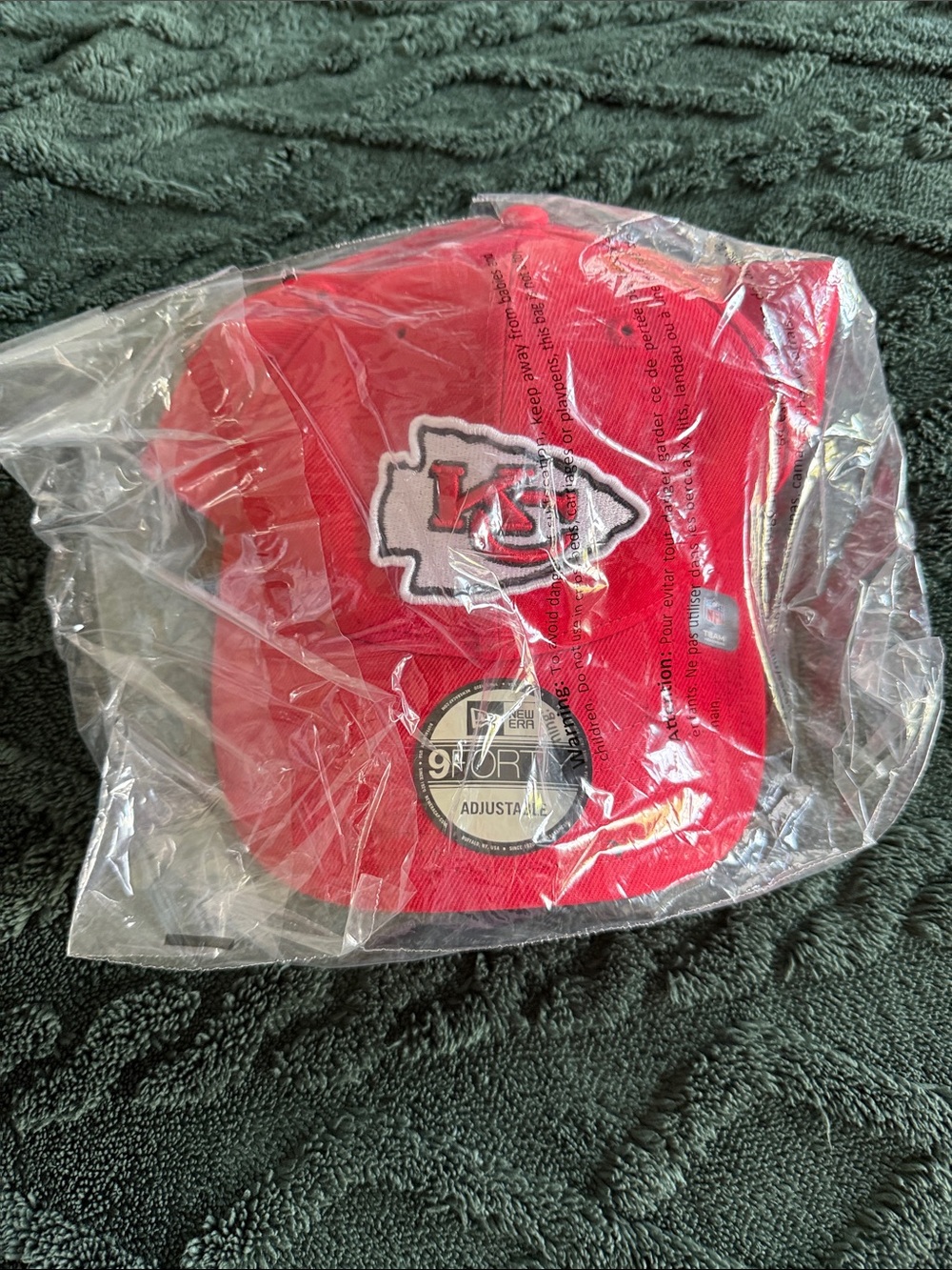New Era Red Kansas City Chiefs Cap with Team Logo